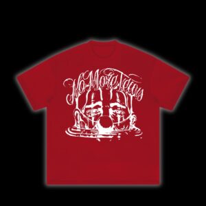 NÃO HAVERÁ MAIS LÁGRIMAS VERMELHO COM BRANCO