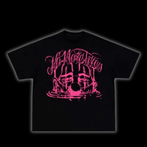 NÃO HAVERÁ MAIS LÁGRIMAS PRETO COM ROSA