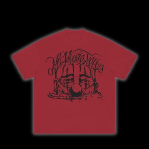 NÃO HAVERÁ MAIS LÁGRIMAS VERMELHO COM PRETO
